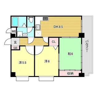 兵庫県西宮市甲子園口4【マンション】の間取り