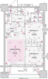 東京都台東区浅草5【マンション】の間取り