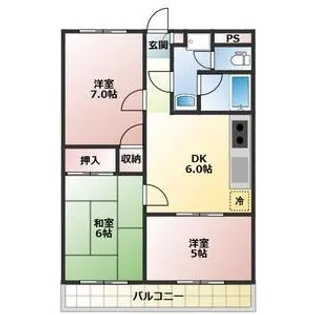 ストークハウス守山【1階】の間取り
