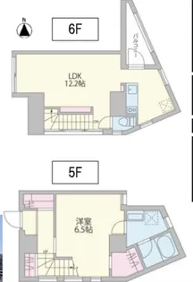 東京都渋谷区恵比寿3【マンション】の間取り