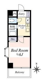 フロイデ東品川【3階】の間取り