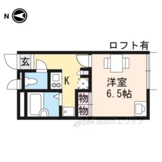 レオパレス星田【2階】の間取り