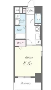 センプレフェリーチェ【4階】の間取り