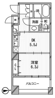 アーデン神保町【8階】の間取り