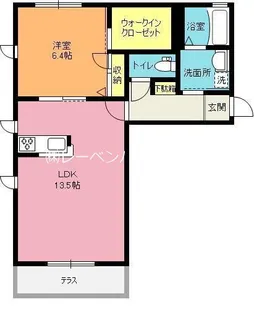 SHMメゾンフロマージュIII【1階】の間取り