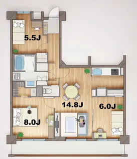 ステラメゾン田端【3階】の間取り