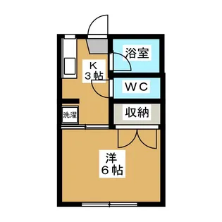 フォーブルイトウII【1階】の間取り