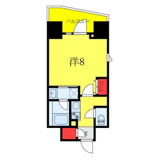 ルネサンスコート本蓮沼【5階】の間取り