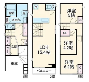埼玉県さいたま市中央区鈴谷4【一戸建】の間取り