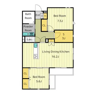 R.M Stories【2階】の間取り