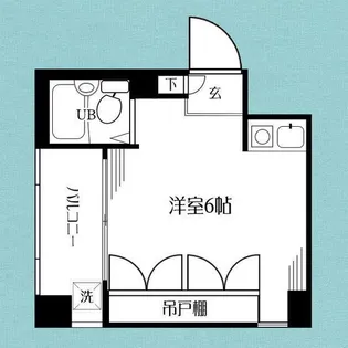 モンテリーブロ貝塚【5階】の間取り