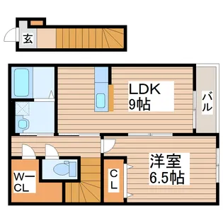 ブルークォーツ【2階】の間取り