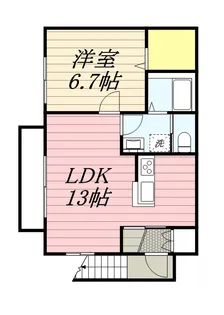 メゾンボヌール【2階】の間取り