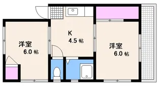 柴原ビル【5階】の間取り