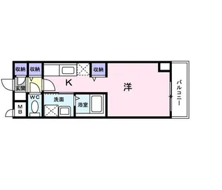 パークサイド砂山【6階】の間取り