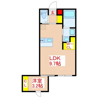COCORU【2階】の間取り