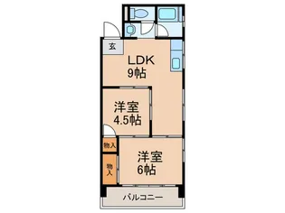サンケイコ-ポ【3階】の間取り
