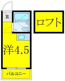ペアパレス徳丸【2階】の間取り