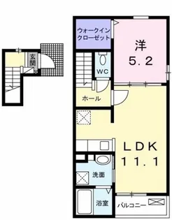キャッスル玉川学園【2階】の間取り