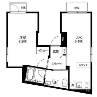 Minato Terrace【1階】の間取り