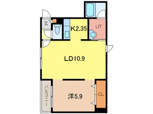 リヴリヴ【1階】の間取り