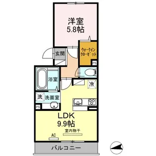 LSY 58【2階】の間取り