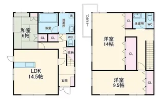 千葉県市川市北国分1【一戸建】の間取り