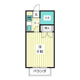 サクセスK【2階】の間取り