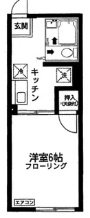シティハイム クレール【2階】の間取り