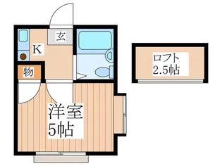 メルヘンリーベ【2階】の間取り