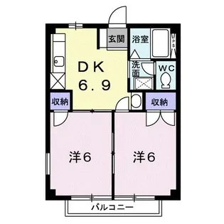 ファミーユA【2階】の間取り