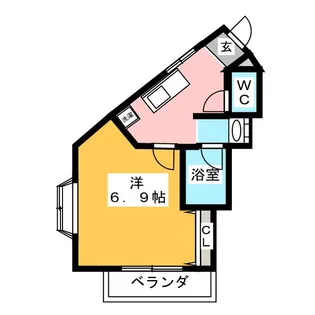 studio M【2階】の間取り