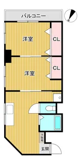 雨下ビル【2階】の間取り