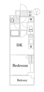 ザ・レジデンス・オブ・トーキョーOM06【3階】の間取り