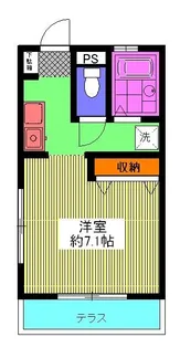 ハイツYamamoto【2階】の間取り