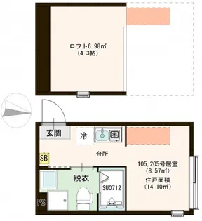 テラス東武練馬【1階】の間取り