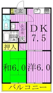 ライフビレッジT&Y【1階】の間取り