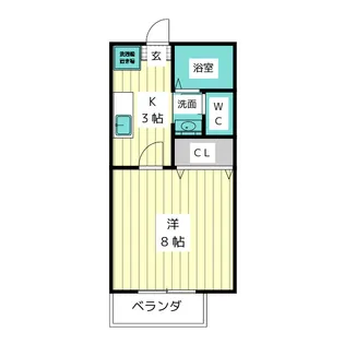 メゾンラフォーレ【1階】の間取り
