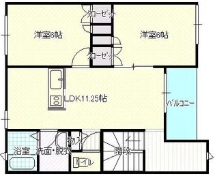 elegante viola【2階】の間取り