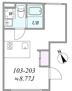trias347【1階】の間取り