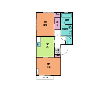 ディアス三納【2階】の間取り