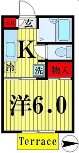 サマックスP・Iハイツ【1階】の間取り