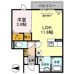 ボナール【3階】の間取り