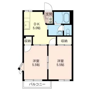 ファミール大川【2階】の間取り