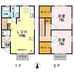 テレーノカルドの間取り