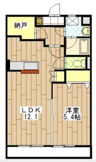 グランシャトーII 405【4階】の間取り