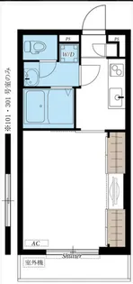 リブリ・ビクトリアス ビー.ジー【3階】の間取り