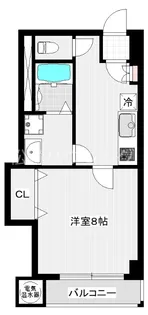 サンハイツ中野【4階】の間取り