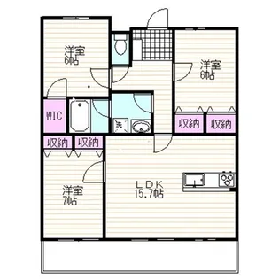 パラシオ・パセオ【2階】の間取り