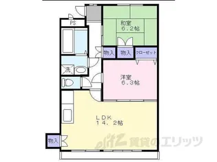 エーデルハイム湖上平【2階】の間取り